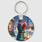 Ware liefde met kerst - Sleutelhanger (Achterkant)