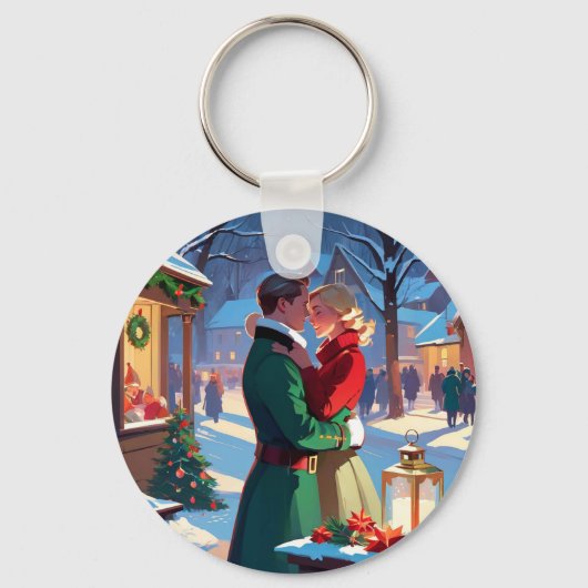 Ware liefde met kerst - Sleutelhanger (Achterkant)