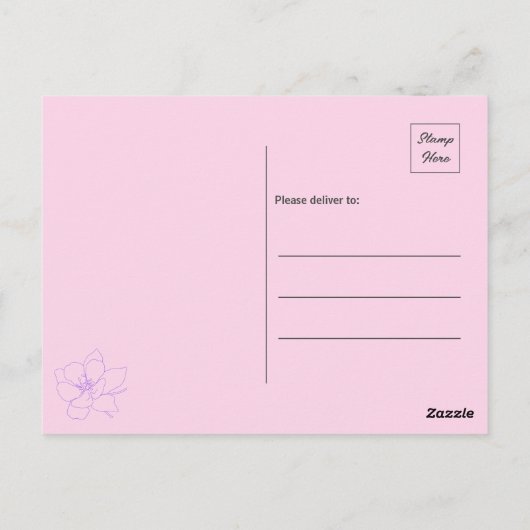 Ware Liefde Offering Met Hart Valentijnsdag Briefkaart (Achterkant)