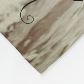 Ware Liefde Paar Foto Verloving Gift Fleece Deken (Hoek)