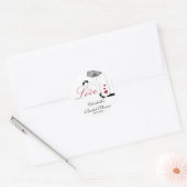 Ware Liefde Paar Vrijgezellenfeest Sticker (Envelop)