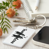 Ware Liefde (Pinguïn) Sleutelhanger (Voorkant Rechts)