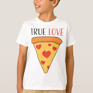 Ware Liefde Pizza Meisjes Jongens Kinder T-shirt