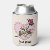 Ware liefde Roos bruiloft Blikjeskoeler (Blikje Voorkant)