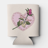 Ware liefde Roos bruiloft Blikjeskoeler (Achterkant)