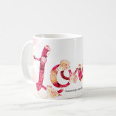 Ware liefde schijnt het helderst koffiemok (Voorkant links)