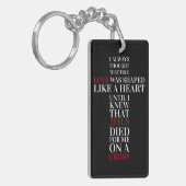 Ware liefde sleutelhanger (Voorkant Links)
