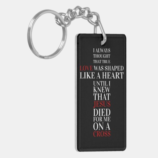 Ware liefde sleutelhanger (Voorkant Links)