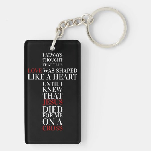 Ware liefde sleutelhanger (achterkant)