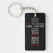 Ware liefde sleutelhanger (Voorkant)