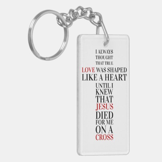 Ware liefde sleutelhanger (Voorkant Links)