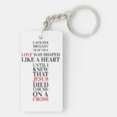 Ware liefde sleutelhanger (achterkant)