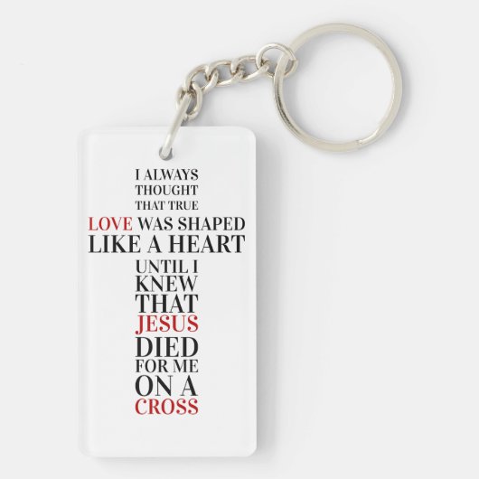 Ware liefde sleutelhanger (achterkant)