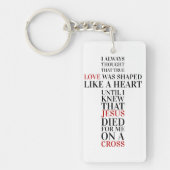 Ware liefde sleutelhanger (Voorkant)