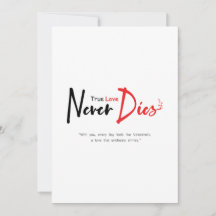 Ware liefde sterft nooit