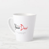 Ware liefde sterft nooit latte mok (Linkerhoek)