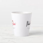 Ware liefde sterft nooit latte mok (Voorkant)