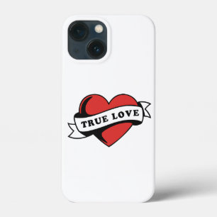 Ware Liefde Tattoo Hart Klassiek Romance ontwerp Case-Mate iPhone Case