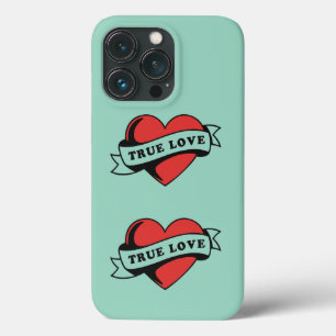 Ware Liefde Tattoo Hart Klassiek Romance ontwerp Case-Mate iPhone Case