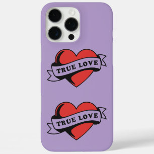 Ware Liefde Tattoo Hart   Klassiek Romance ontwerp iPhone 16 Pro Max Hoesje