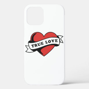 Ware Liefde Tattoo Hart   Klassiek Romance ontwerp Case-Mate iPhone Case