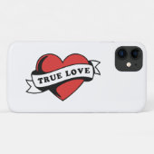 Ware Liefde Tattoo Hart | Klassiek Romance ontwerp Case-Mate iPhone Case (Achterkant (horizontaal))
