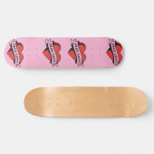 Ware Liefde Tattoo Hart | Klassiek Romance ontwerp Persoonlijk Skateboard (Horizontaal)