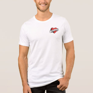 Ware Liefde Tattoo Hart   Klassiek Romance ontwerp Tri-Blend Shirt