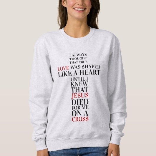 Ware liefde trui (Voorkant)