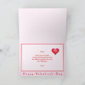 Ware Liefde Valentijnsdag Kleurrijke Harten Kaart (Binnen)