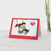 Ware Liefde Valentijnsdag Kleurrijke Harten Kaart (Voorkant)