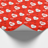 Ware Liefde Valentijnsharten Cadeaupapier (Hoek)