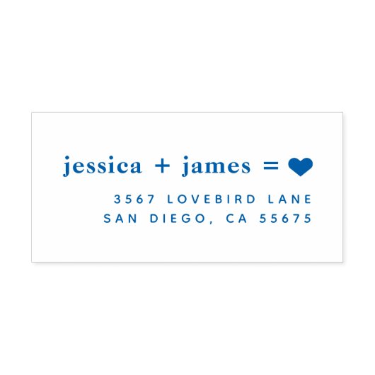 Ware Liefde Verloving en Trouwstempel Zelfinktende Stempel (Design)