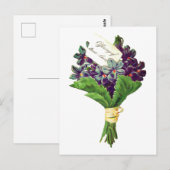 ware liefde viooltjes briefkaart (Voorkant / Achterkant)