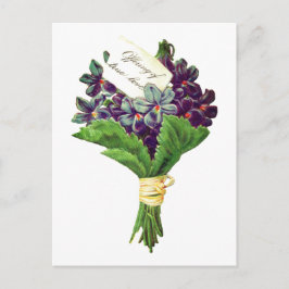  ware liefde viooltjes briefkaart