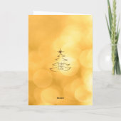 WARE LIEFDE WERD GEBOREN IN EEN STAL FEESTDAGEN KAART (Achterkant)