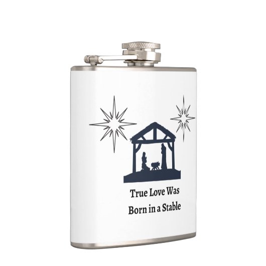 Ware liefde werd geboren in een stal op een heupfles (Rechts)