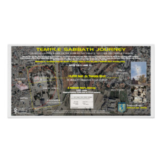 Ware locatie van 3e Tempel - Een Sabbat Reis Perfect Poster
