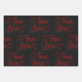 Ware Love Red Glitter Valentijns's rapping Paper (Voorkant 2)
