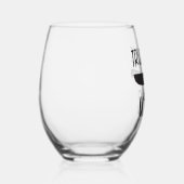 Ware Misdaad en Wijn Stemless Wijnglas Wijnglas Zonder Voet (Rechts)