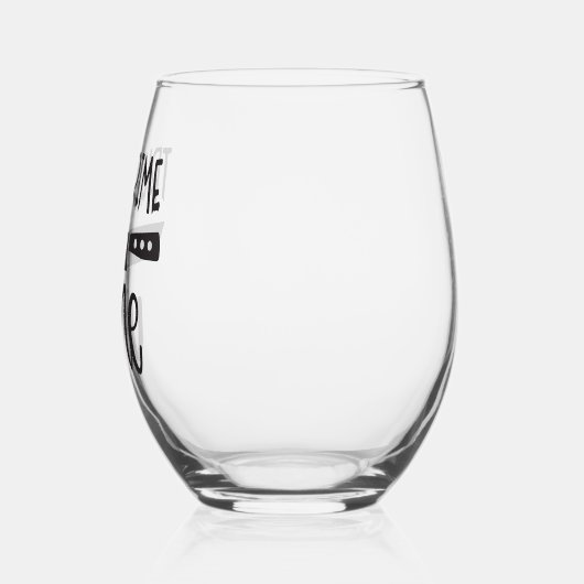 Ware Misdaad en Wijn Stemless Wijnglas Wijnglas Zonder Voet (Links)