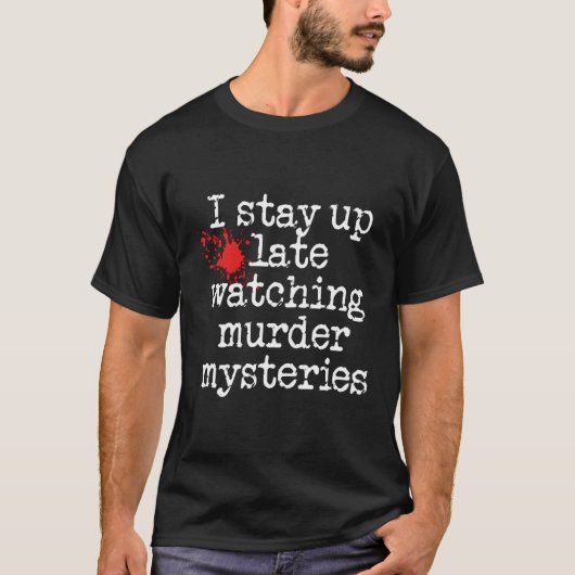 Ware misdaad fan voor mysterie t-shirt (Voorkant)