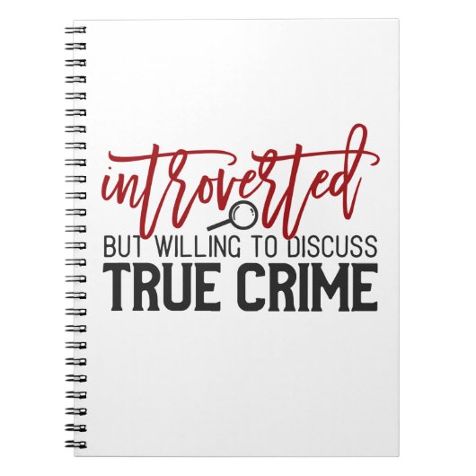 ware misdaad notitieboek (Voorkant)