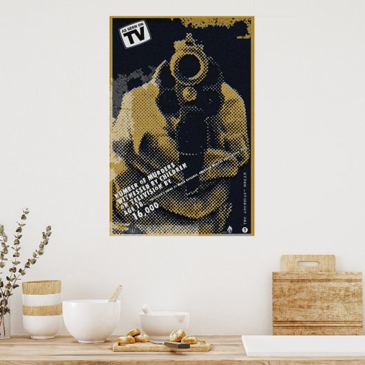 ware misdaad poster (Keuken)