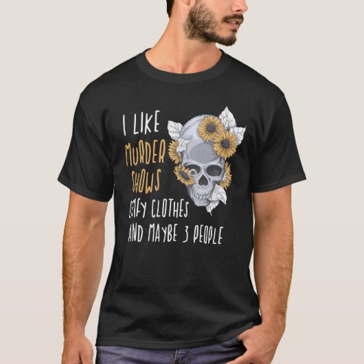 Ware Misdaad Shows Vrienden Grappig T-shirt (Voorkant)