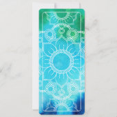 Ware Natuur Wet van Attractie Waterverf Bladwijzer Kaart (Achterkant)