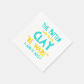 Ware Potter Pottery Ceramics Clay Artist Gift Servet (Hoek)