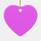 Ware Romance gedichtenpatroon roze Keramisch Ornament (Achterkant)