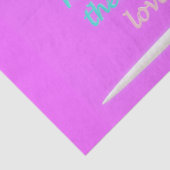 Ware Romance gedichtenpatroon roze Tissuepapier (Detail)