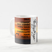 "Ware verandering" Koffiemok (Voorkant links)